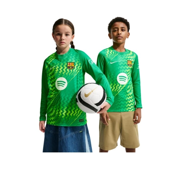 Koszulka dla dzieci Nike FC Barcelona Stadium Goalkeeper 2026/27 zielona II3610 324 XL