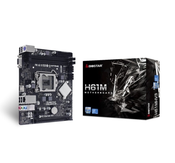 Biostar H61MHV3 motherboard Intel® H61 LGA 1155 (Socket H2) micro ATX