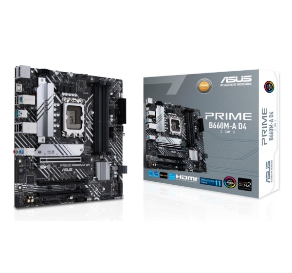 ASUS PRIME B660M-A D4-CSM Intel B660 LGA 1700 micro ATX