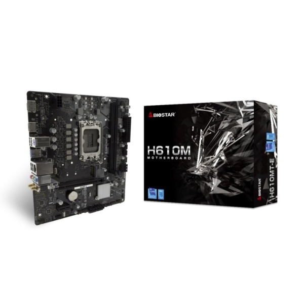 Biostar H610MT-E motherboard Intel H610 LGA 1700 micro ATX