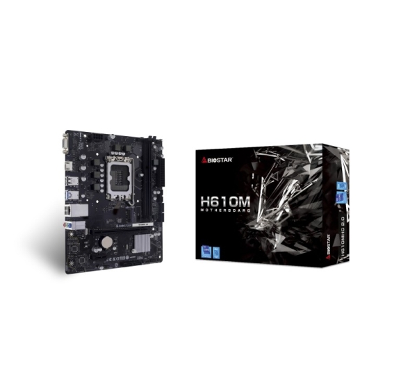 Biostar H610MHC 2.0 motherboard Intel H610 LGA 1700 micro ATX