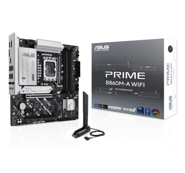 ASUS PRIME B860M-A WIFI Intel B860 LGA 1851 (Socket V1) micro ATX