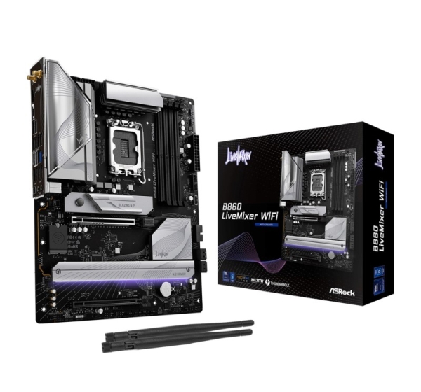 Asrock B860 LiveMixer WiFi Intel B860 LGA 1851 (Socket V1) ATX