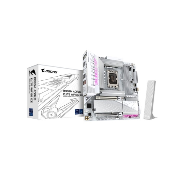 GIGABYTE B860M AORUS ELITE WF6E ICE Motherboard