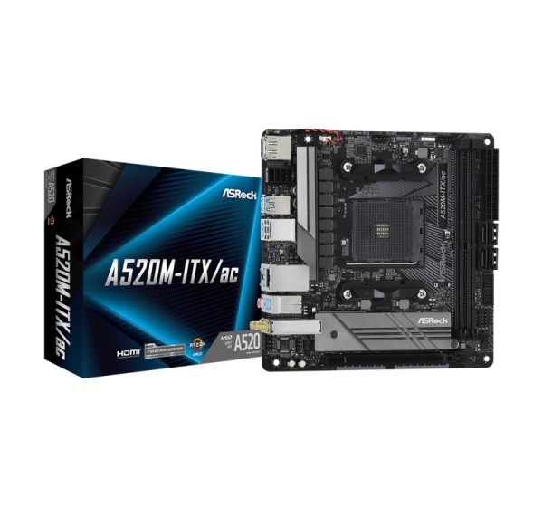 Asrock A520M-ITX/ac Socket AM4 micro ATX