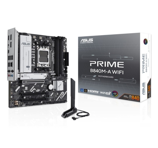 ASUS PRIME B840M-A WIFI AMD B840 Socket AM5 micro ATX