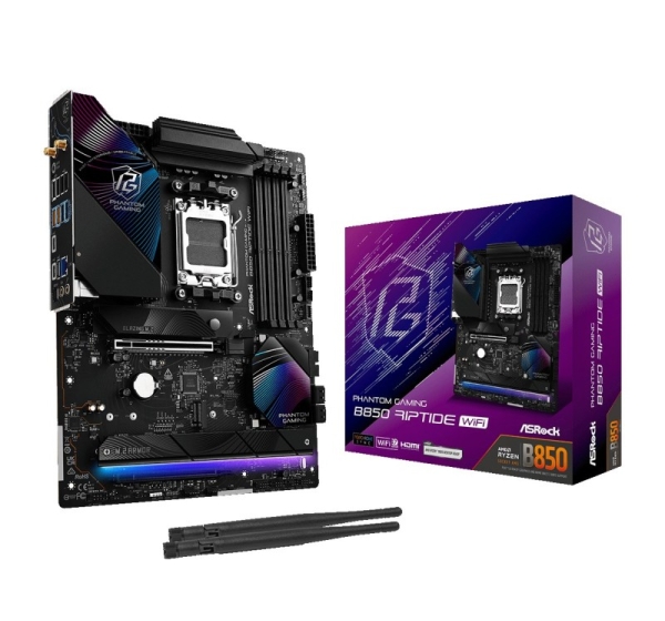 Asrock Phantom Gaming B850 Riptide WiFi AMD B850 Socket AM5 ATX