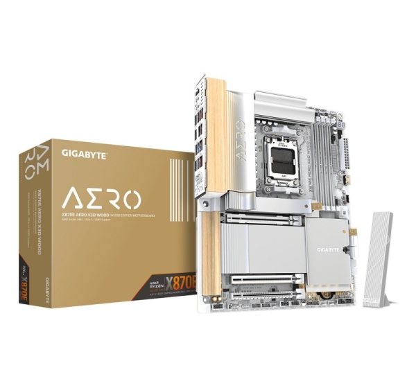 GIGABYTE X870E AERO X3D WOOD Motherboard