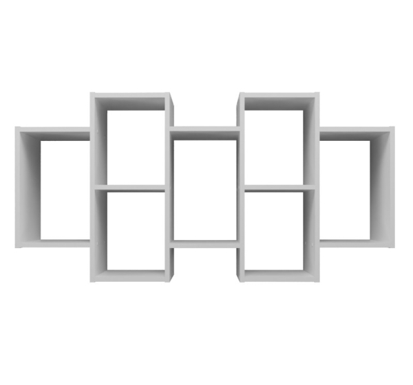 Wall-hung bookcase Bilbao 7.0 Wall Shelves White