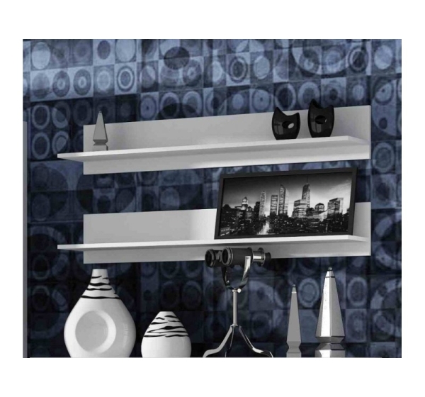 Cama set of two shelves 125cm SOHO white matte