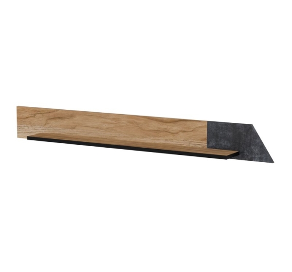 Cama OVO shelf 130x20xH15 oak/concrete