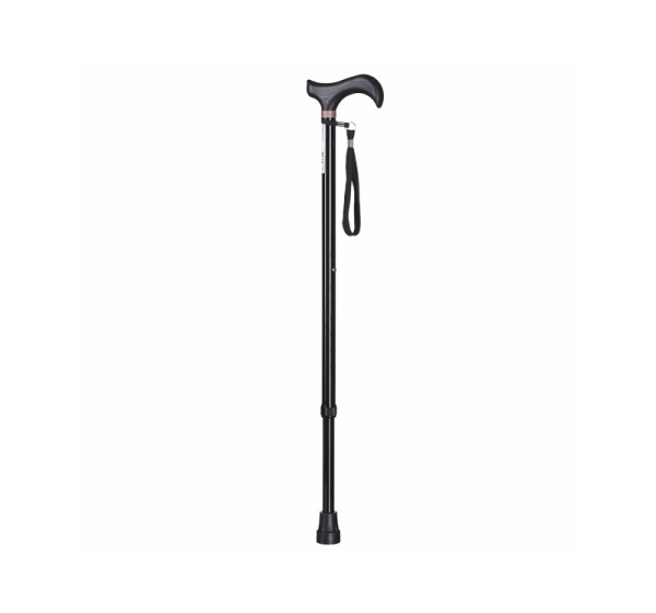 Adjustable walking stick ACTIONMED black