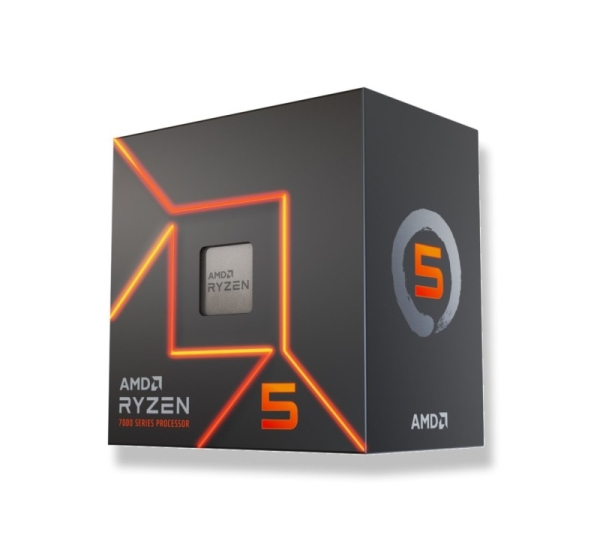 AMD Ryzen 5 CPU 7400 4.3 GHz AM5 22 MB cache