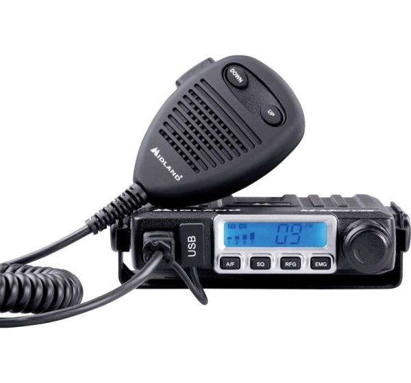 Radio CB Midland M-Mini AM/FM multi USB