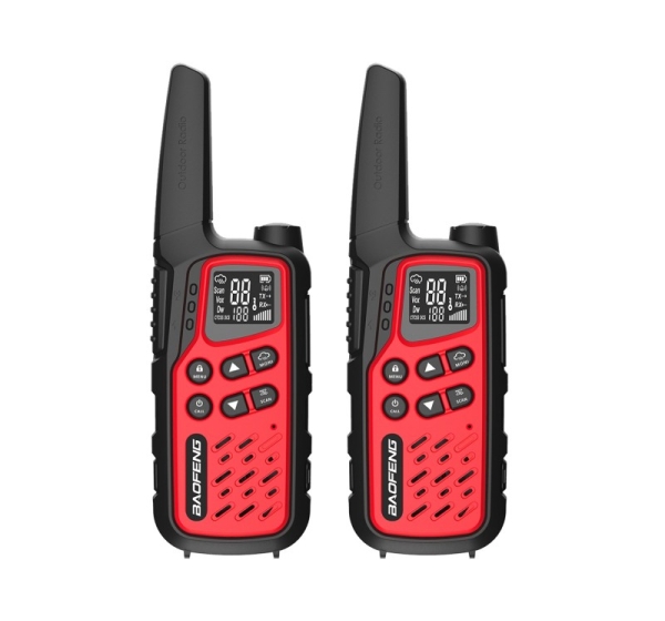 Walkie-Talkie Baofeng BF-T25E Red, 2 pieces