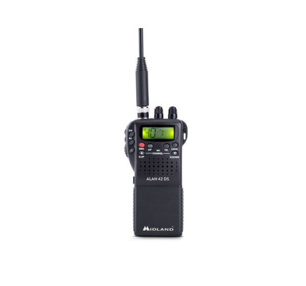Midland C1267 two-way radio 40 channels 26.565 - 27.99125 MHz Black