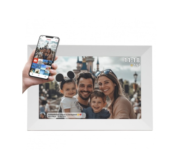 Denver Photo Frame with FRAMEO 10.1" 16GB white