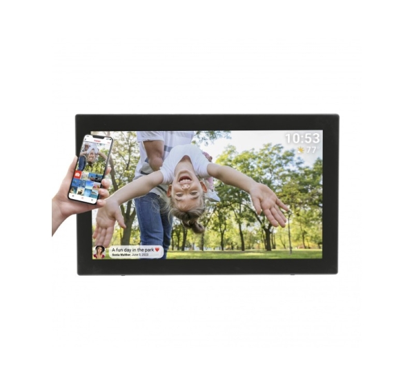 Denver PFF-2160 digital photo frame Black 54.6 cm (21.5") Touchscreen Wi-Fi