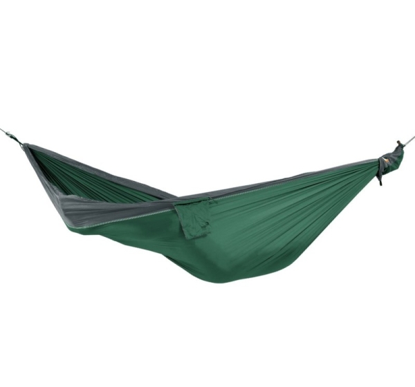 Ticket To The Moon TRAVEL HAMMOCK - Original Hanging hammock 2 person(s) Nylon Dark Green, Light grey