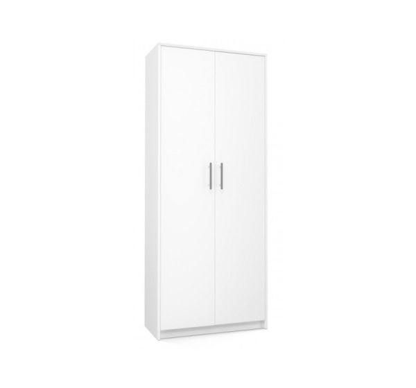 Filing cabinet OLIV 2D 74x35x180 cm, white