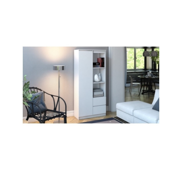 Topeshop RS-80 BILY BIEL office bookcase