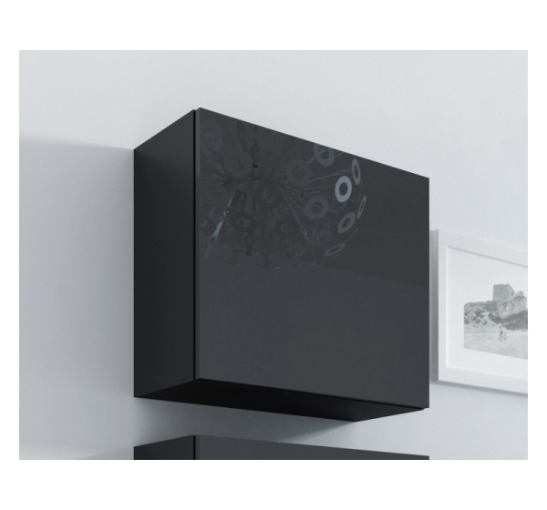 Cama Square cabinet VIGO 50/50/30 black/black gloss