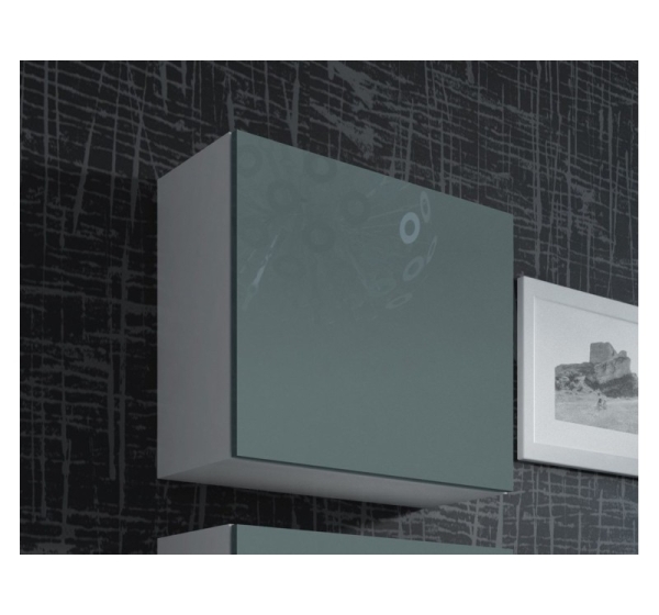 Cama Square cabinet VIGO 50/50/30 white/grey gloss