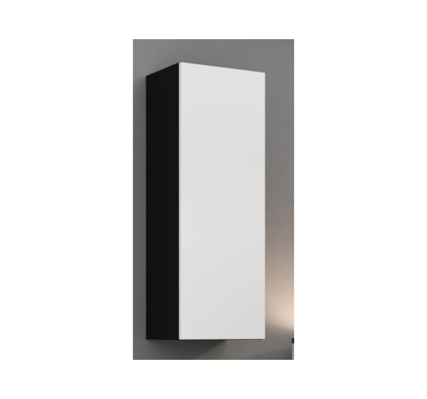 Cama Cabinet VIGO "90" full 90/35/32 black/white gloss