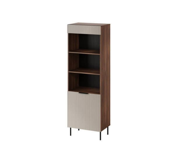 Cama 3 ALMERA bookcase 60x42x185 walnut/cashmere