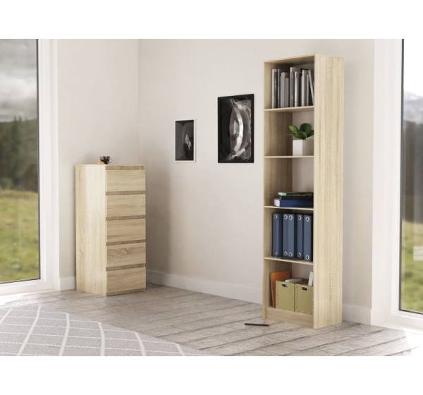 Topeshop R50 SONOMA office bookcase