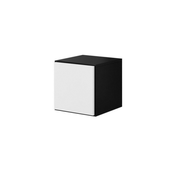 Cama full storage cabinet ROCO RO5 37/37/39 black/black/white