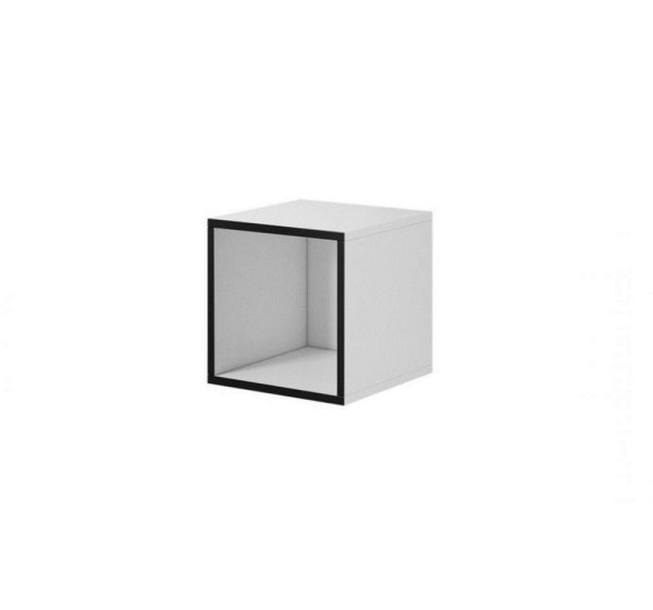 Cama open cabinet ROCO RO6 37/37/39 white/black
