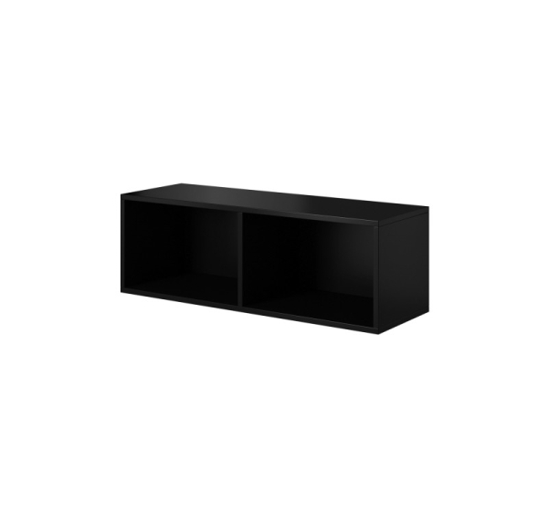 Cama open storage cabinet ROCO RO2 112/37/37 black