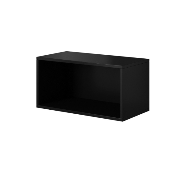 Cama open storage cabinet ROCO RO4 75/37/37 black