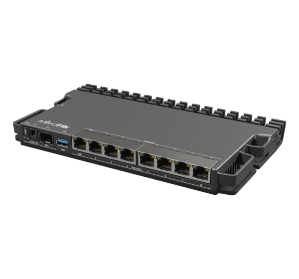 Mikrotik RB5009UPR+S+IN wired router 2.5 Gigabit Ethernet, Gigabit Ethernet Black
