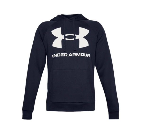 Under Armour Men's Rival Fleece Big Logo HD Navy Blue 1357093 410