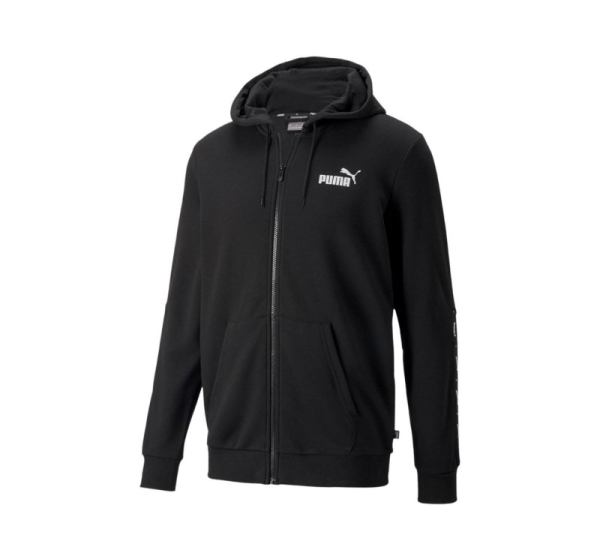 Puma ESS+ Tape Full-Zip Hoodie TR black 848768 01