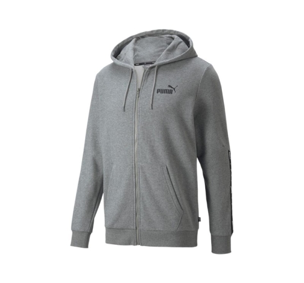 Puma ESS+ Tape Full-Zip Hoodie TR grey 848768 03