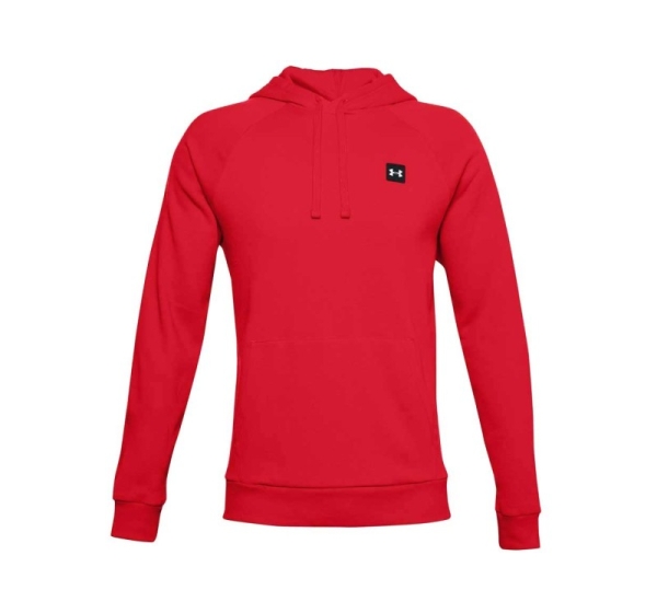 Under Armour Men's Rival Fleece Hoodie Red 1357092 600