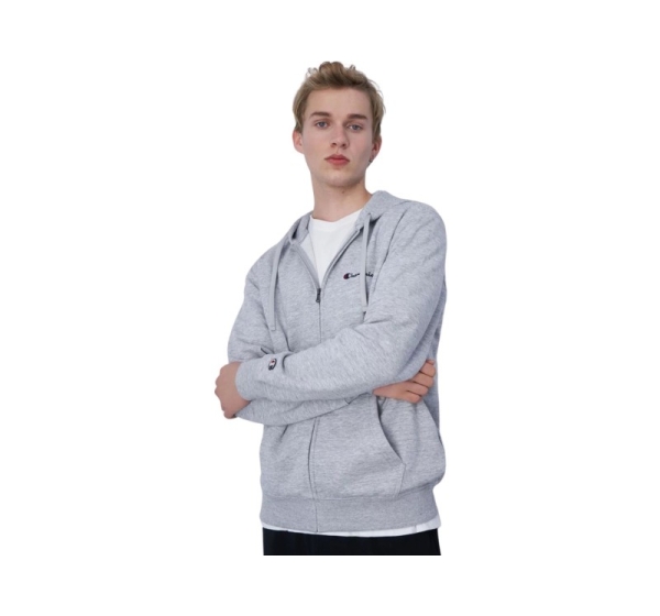 Men's Champion Full Zip Hoodie grey 220260 EM021 M