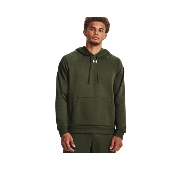Under Armour Rival Fleece Hoodie Olive 1379757 390 S