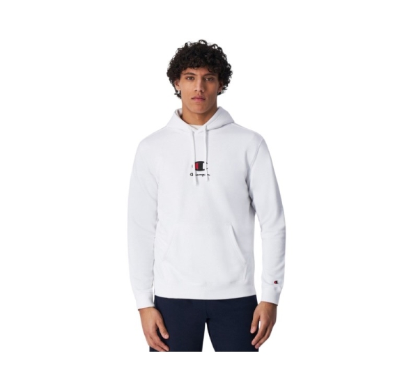 Men's Champion Hooded Sweatshirt white 220268 WW001 L