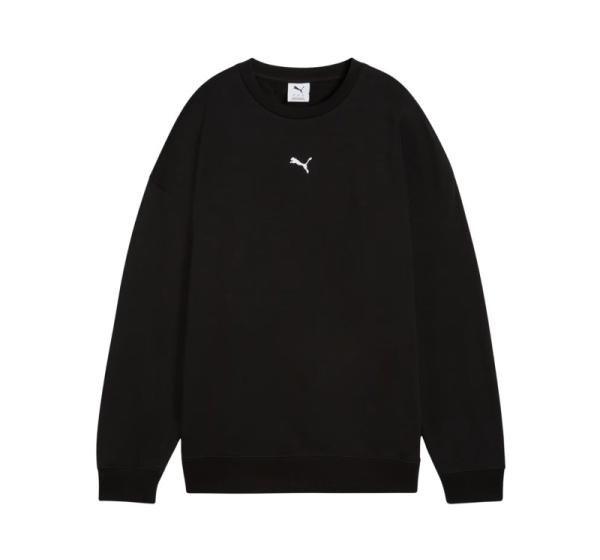 Bluza damska Puma ESS Oversized Crew TR czarna 685401 01 M