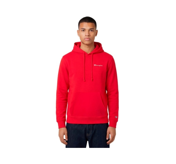 Bluza męska Champion Hooded Sweatshirt czerwona 221791 RS067 L