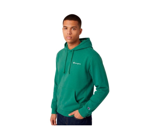 Bluza męska Champion Hooded Sweatshirt zielona 221791 GS108 XL