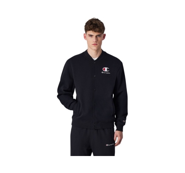 Men's Champion Bomber Sweatshirt black 220269 KK001 M