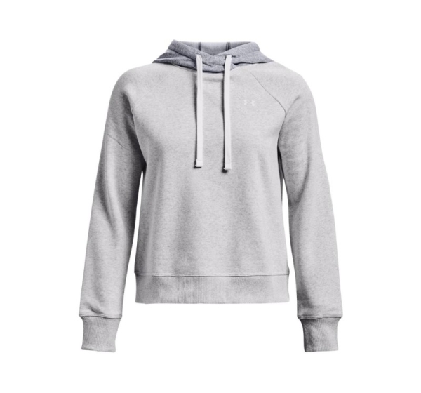 Women's Under Armour Rival Fleece CB Hoodie grey 1373031 014