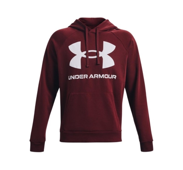 Under Armour Men's Rival Fleece Big Logo HD Sweatshirt burgundy 1357093 690