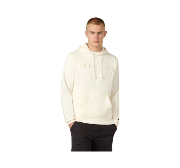 Bluza męska Champion Hooded Sweatshirt kremowa 220782 YS084 M
