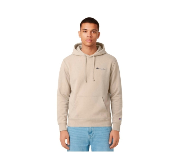 Bluza męska Champion Hooded Sweatshirt beżowa 221791 MS041 L